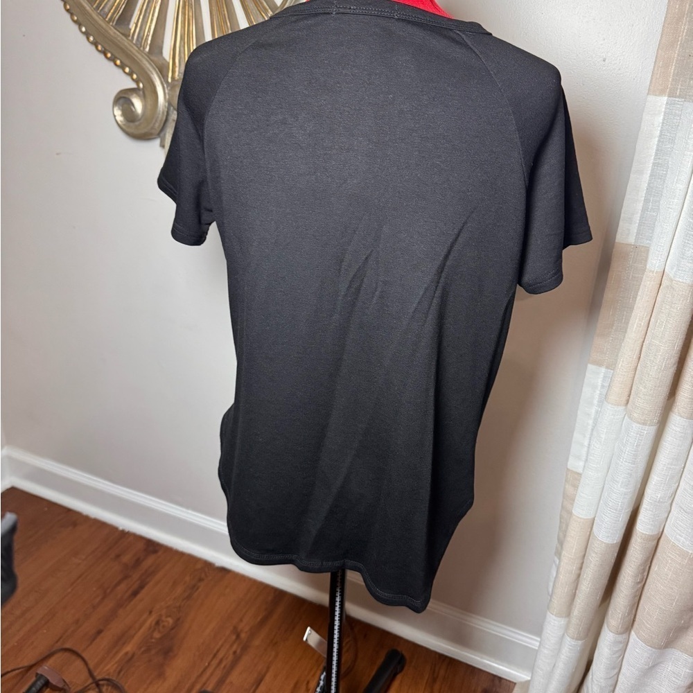 Automet Black 3button tee size Med, NWOT - Picture 2 of 5
